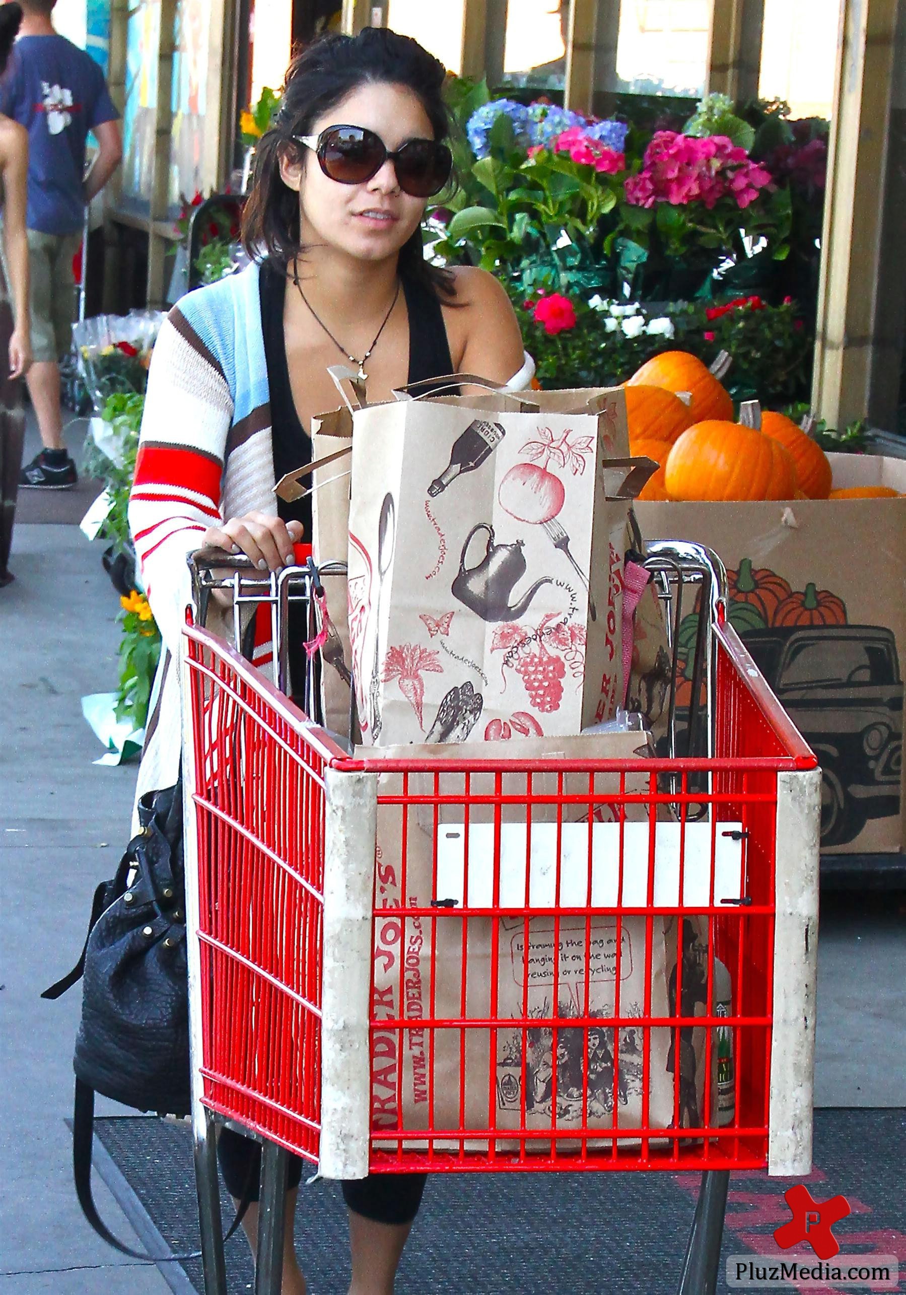 Vanessa Hudgens goes shopping for groceries at Trader Joe | Picture 88431